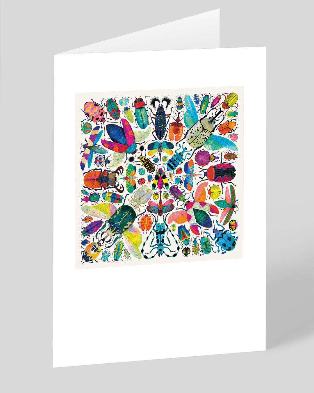 Birthday Card Beetle Kaleidoscope Greeting Card