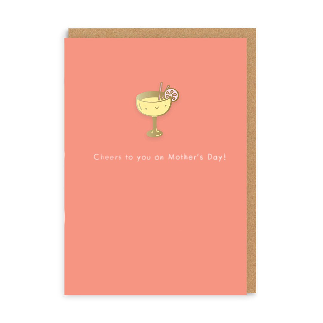 Cheers To You Mother’s Day Enamel Pin Card