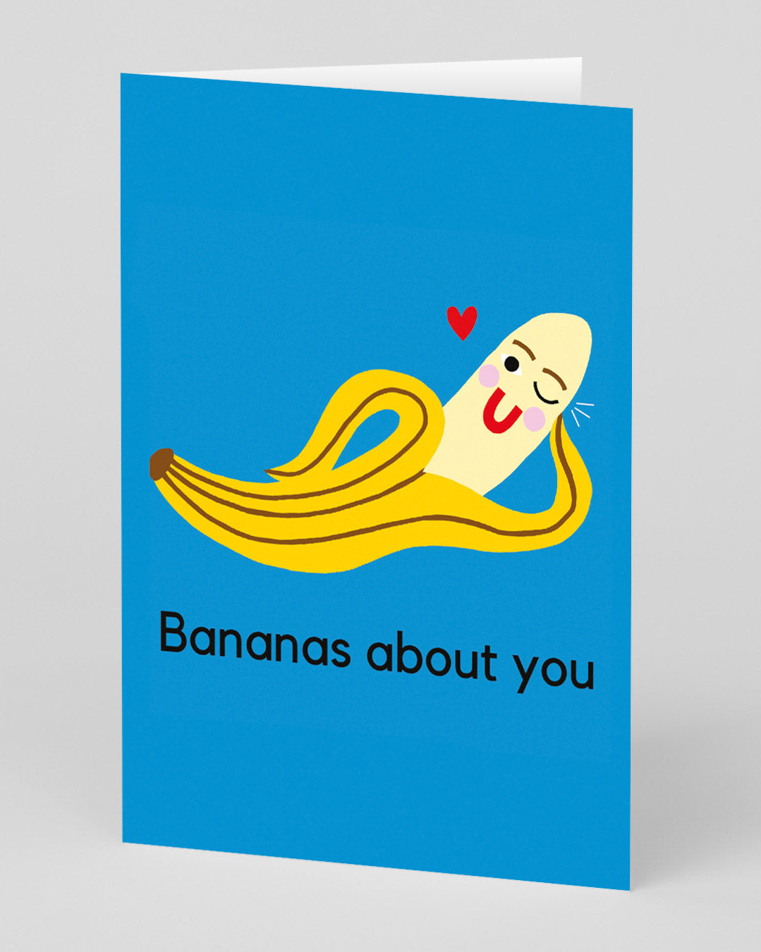 Valentine’s Day | Funny Valentines Card For Him or Her | Personalised Bananas About You Valentine’s Card | Ohh Deer Unique Valentine’s Card | Artwork by Ohh Deer | Made In The UK, Eco-Friendly Materials, Plastic Free Packaging