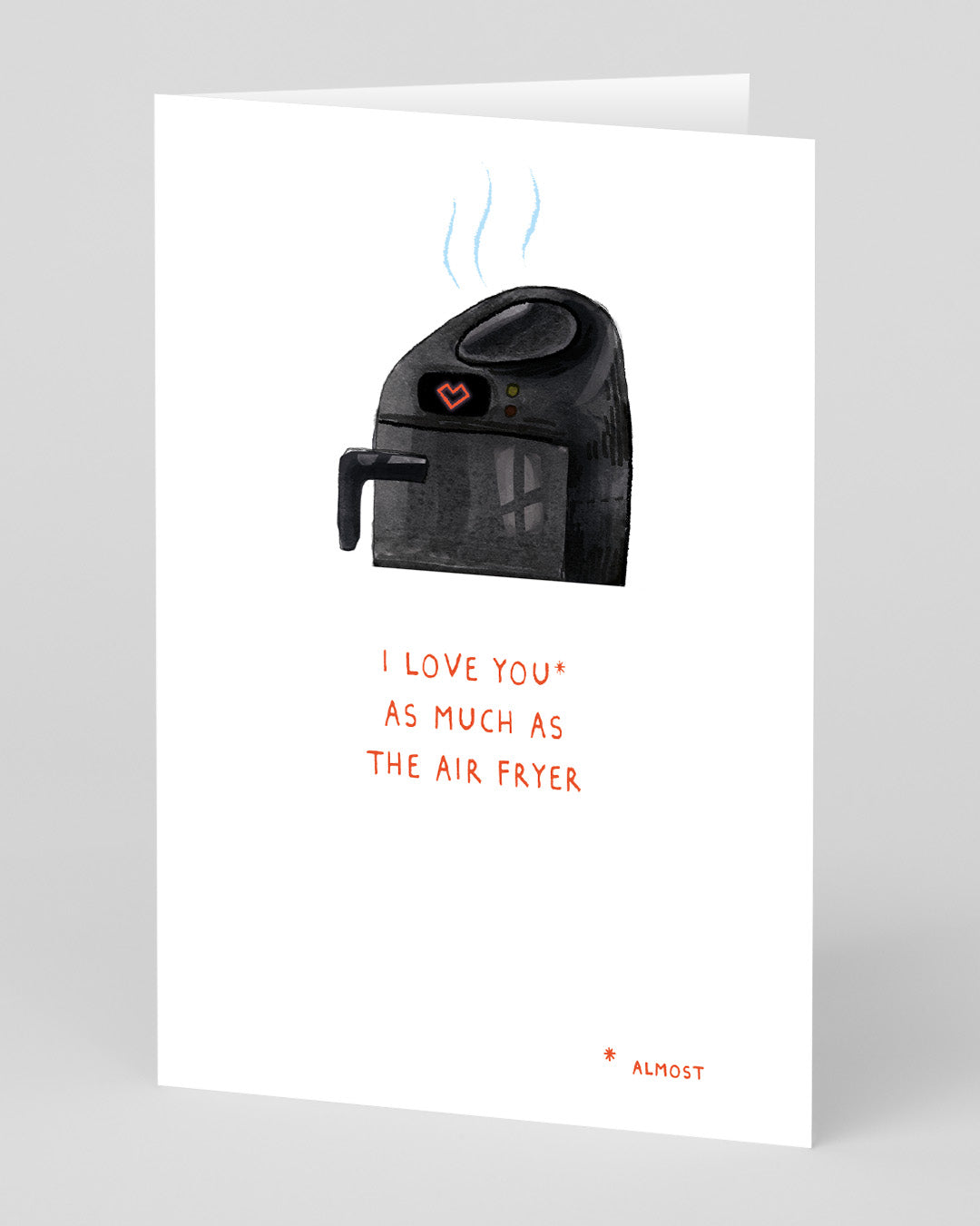 Valentine’s Day | Funny Valentines Card For Air Fryer Lovers | Personalised Love You As Much As The Air Fryer Greeting Card | Ohh Deer Unique Valentine’s Card for Him or Her | Made In The UK, Eco-Friendly Materials, Plastic Free Packaging