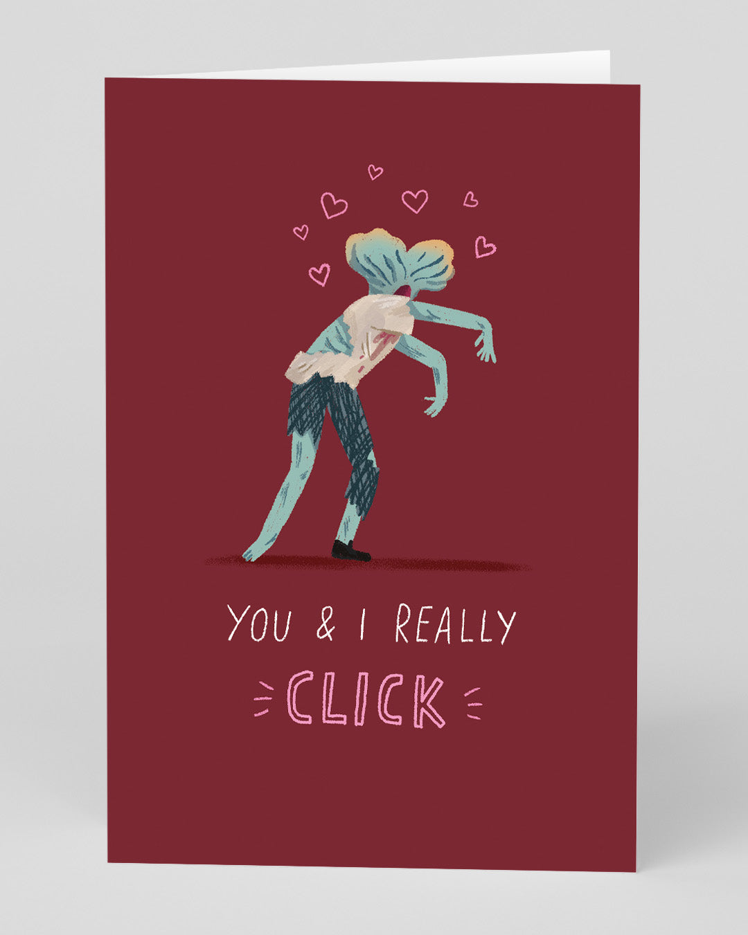 Valentine’s Day | Funny Valentines Card For The Last Of Us Fans | Personalised Red You And I Really Click Greeting Card | Ohh Deer Unique Valentine’s Card for Him or Her | Made In The UK, Eco-Friendly Materials, Plastic Free Packaging