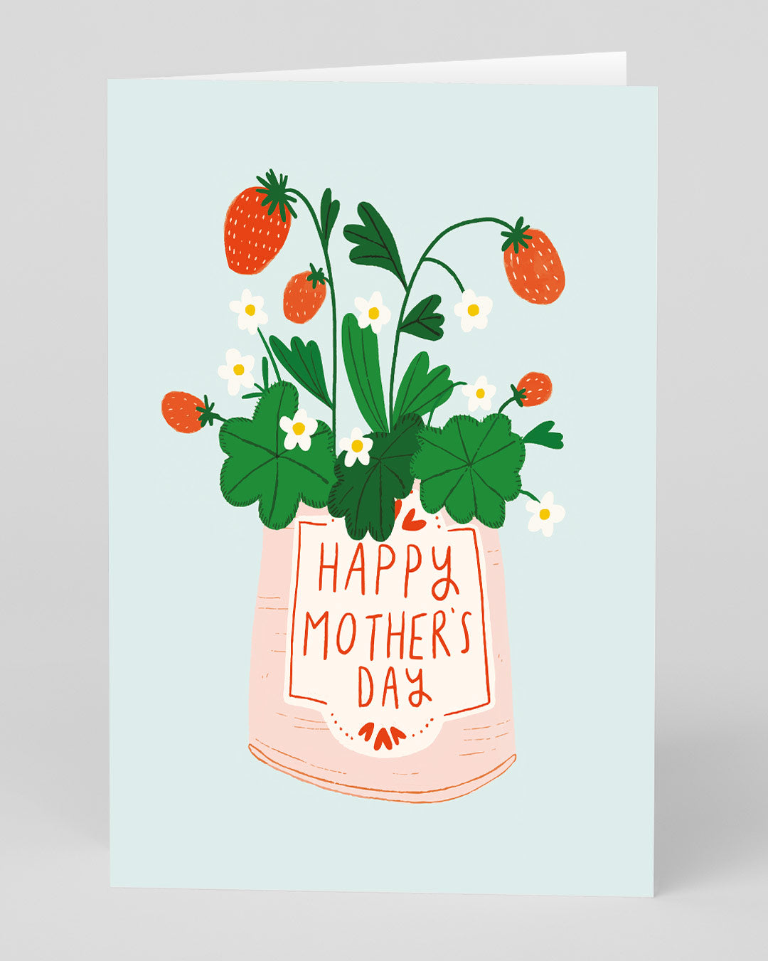 Personalised Strawberry Plant Mother’s Day Card