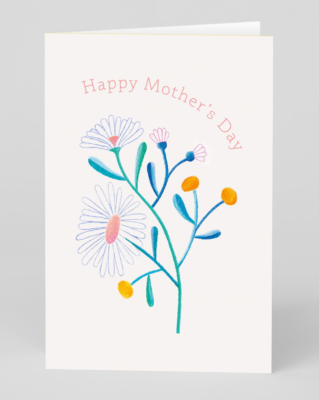 Personalised Simple Flowers Mother’s Day Card