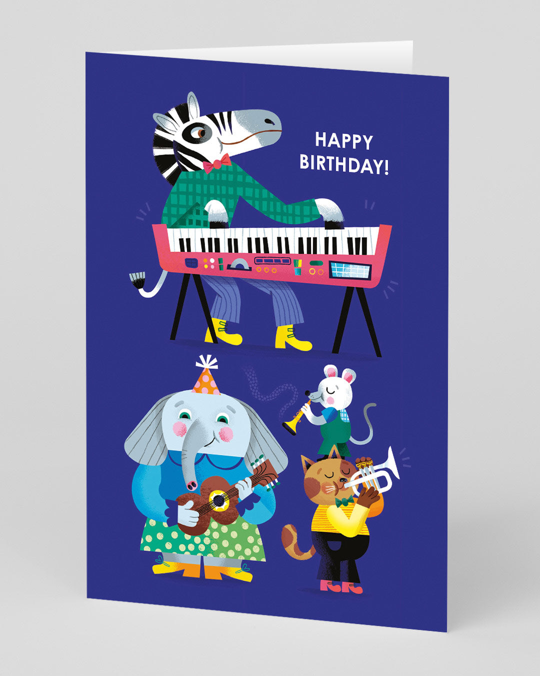 Birthday Card Animal Band Birthday Card