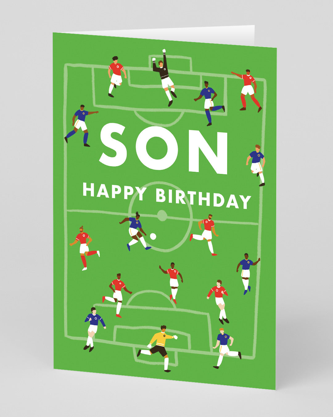 Birthday Card for Son Football Birthday Card