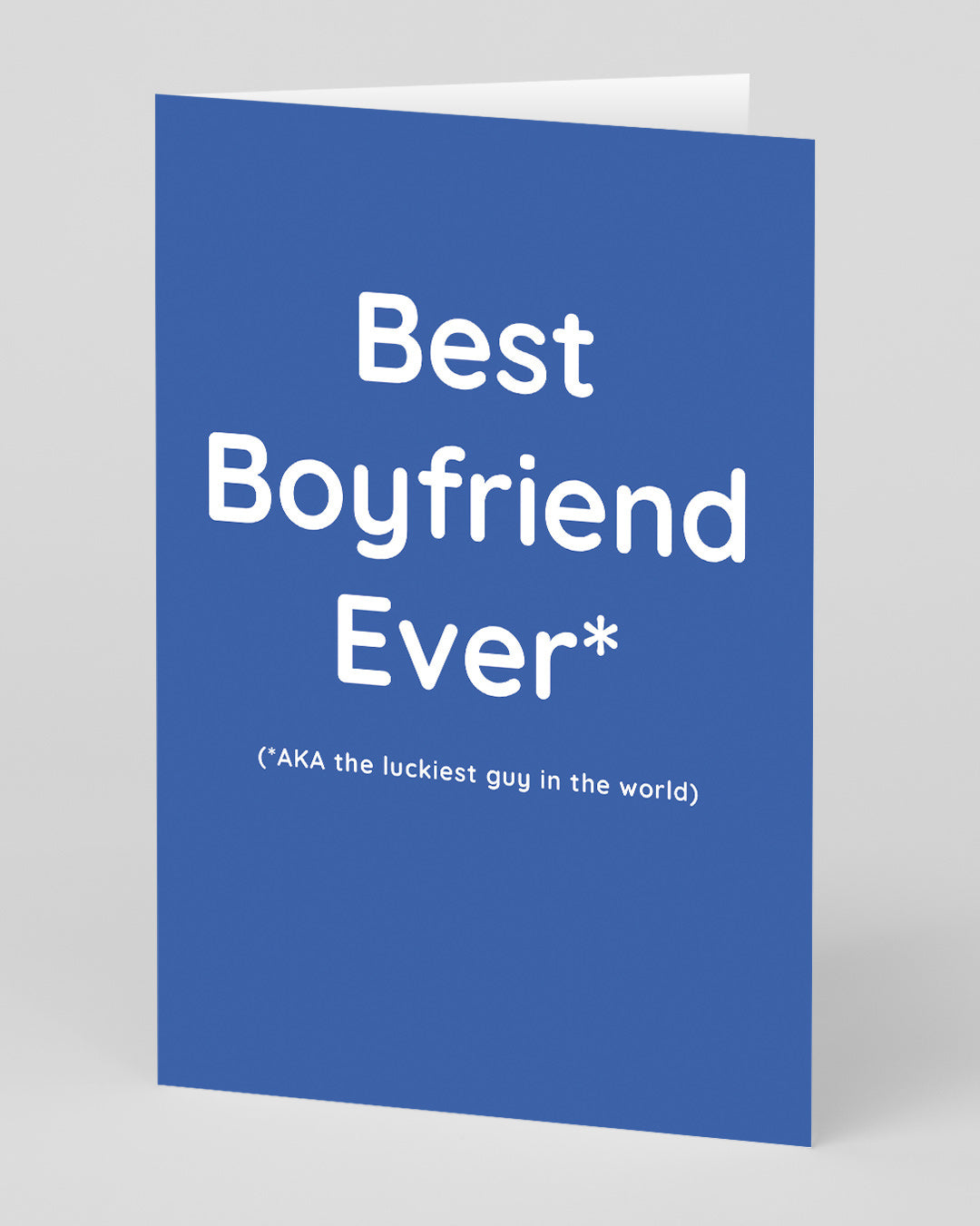 Birthday Card for Boyfriend Best Boyfriend Ever Greeting Card