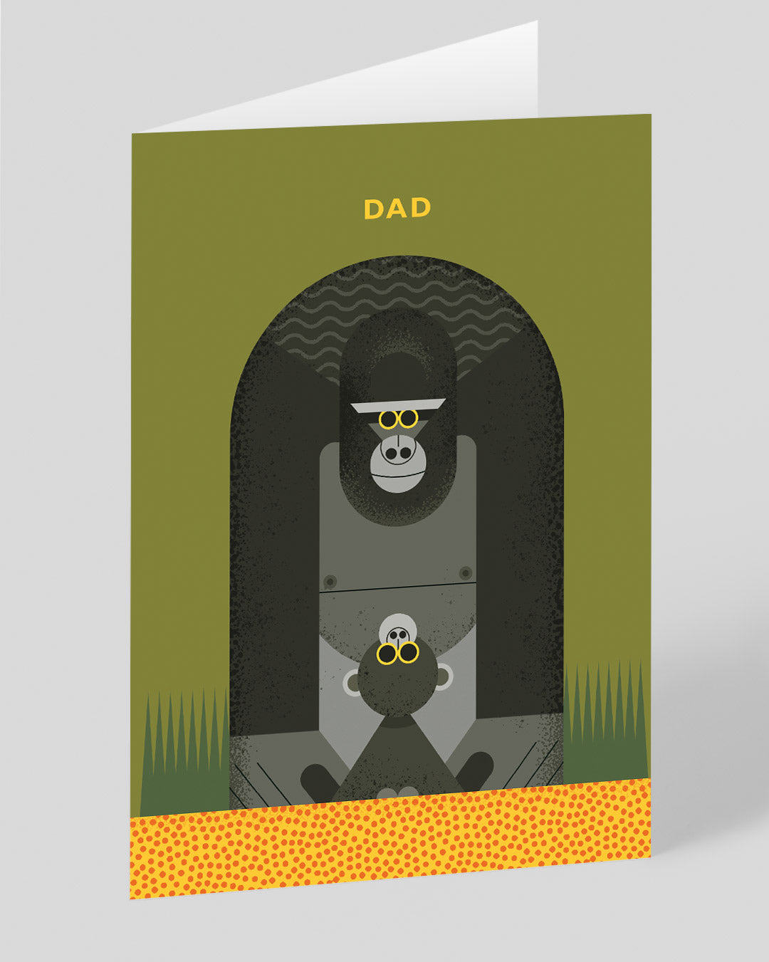 Father’s Day Cute Dad Gorilla Father’s Day Card