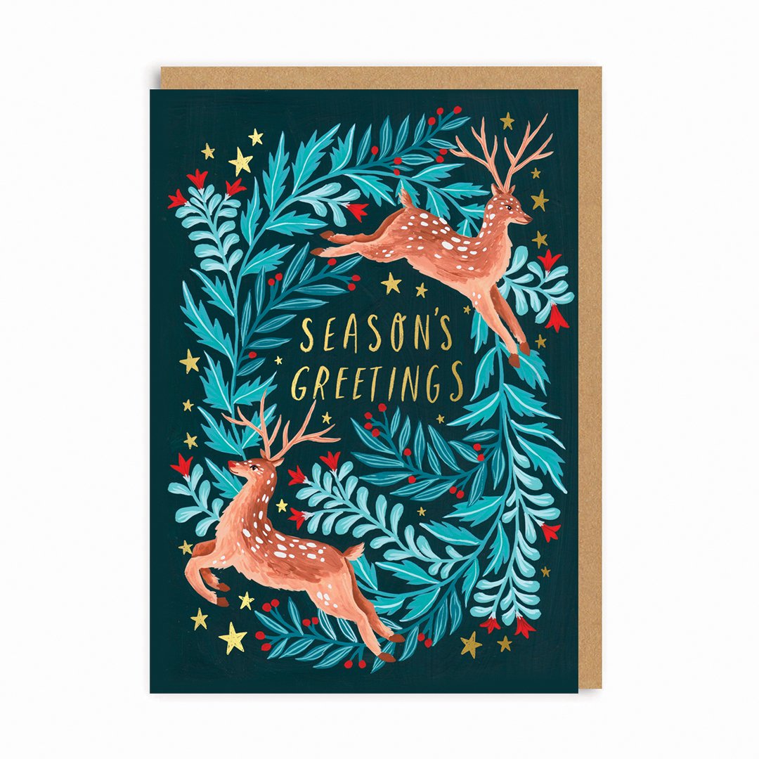 Deer Season’s Greetings Christmas Card