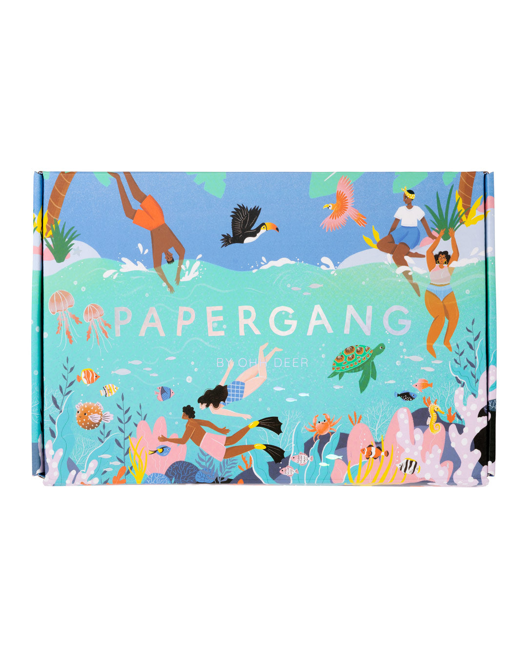 Papergang ’Just Keep Swimming’ Stationery Box