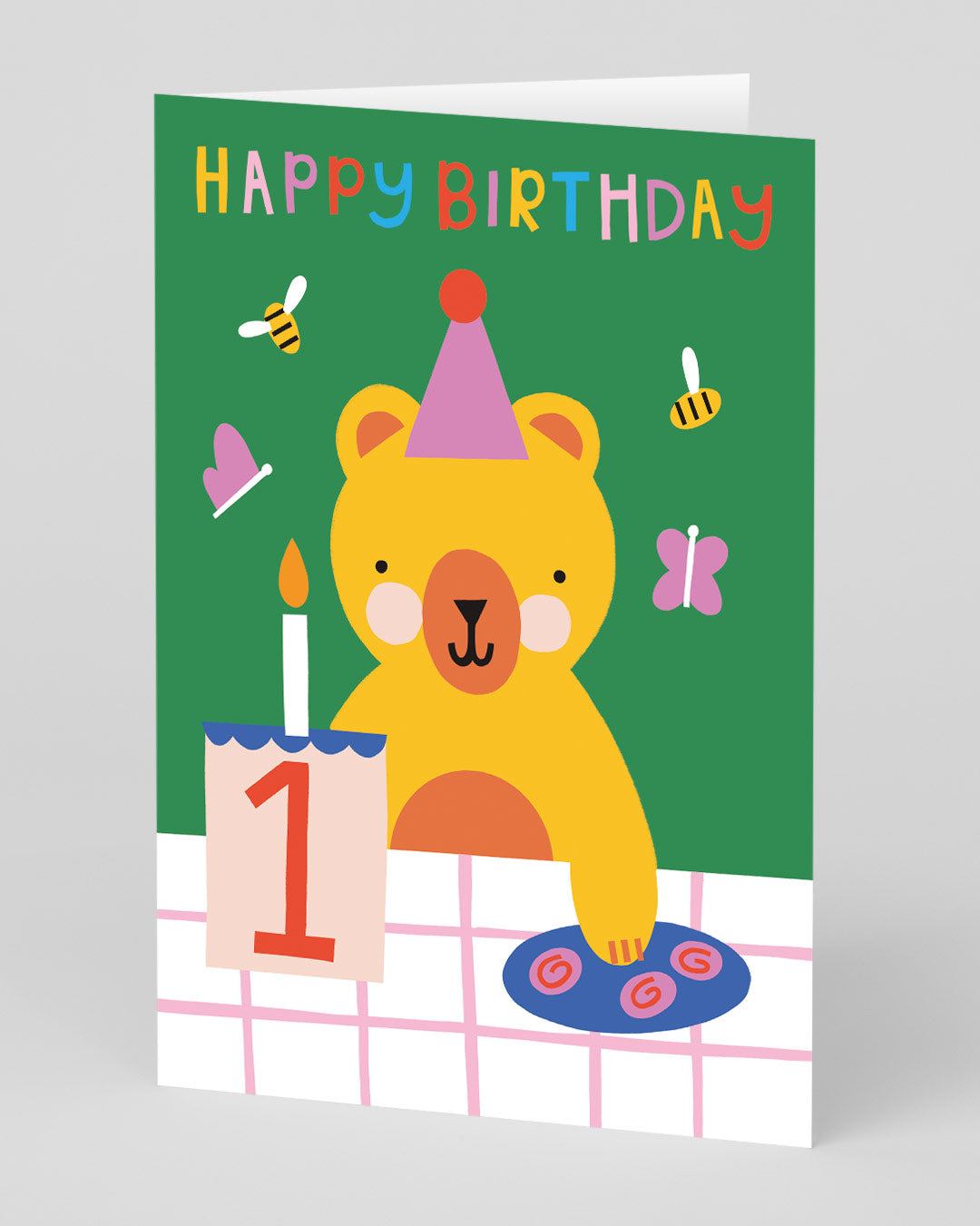Funny Birthday Card Teddy Bear’s Picnic 1st Birthday Card