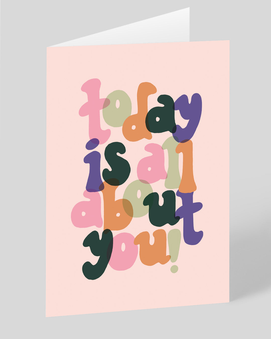 Birthday Card for Mum Today Is All About You Greeting Card