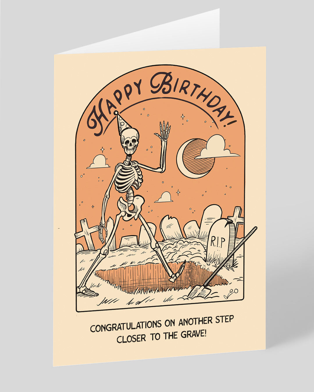Funny Birthday Card Closer to the Grave Birthday Card