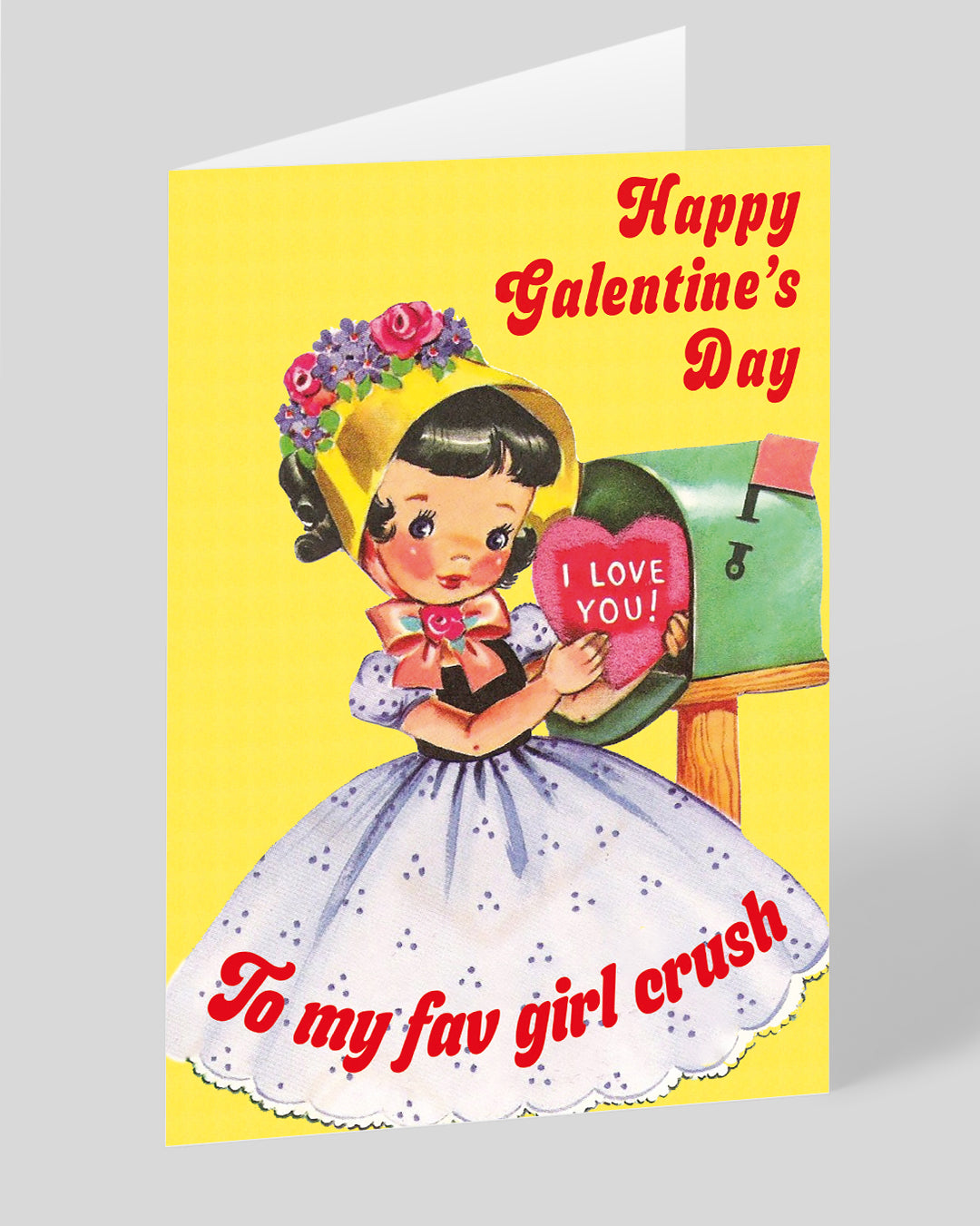 Valentine’s Day | Valentines Card For Him or Her | Personalised Happy Galentine’s Day Card | Ohh Deer Unique Valentine’s Card | Artwork by Smitten Kitten | Made In The UK, Eco-Friendly Materials, Plastic Free Packaging