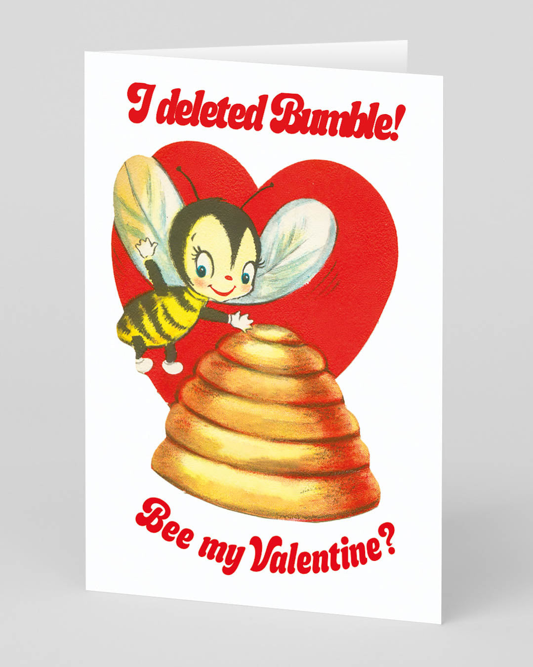 Valentine’s Day | Funny Valentines Card For Animal Lovers | Personalised Bee My Valentine Card | Ohh Deer Unique Valentine’s Card for Him or Her | Artwork by Smitten Kitten | Made In The UK, Eco-Friendly Materials, Plastic Free Packaging