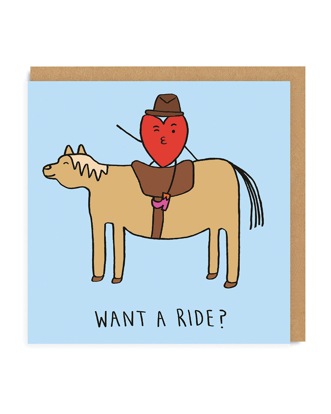 Valentine’s Day | Rude Valentines Card For Him or Her | Want a ride? Valentine’s Day Card | Ohh Deer Unique Valentine’s Card | Artwork by Sophie Hamlin | Made In The UK, Eco-Friendly Materials, Plastic Free Packaging