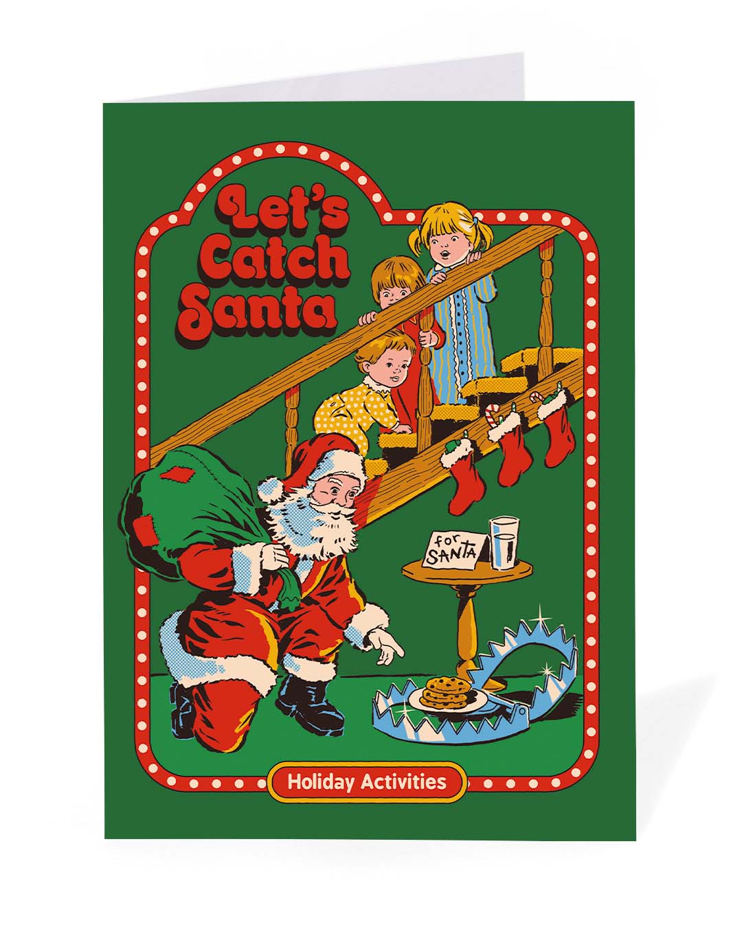 Personalised Let’s Catch Santa Christmas Card