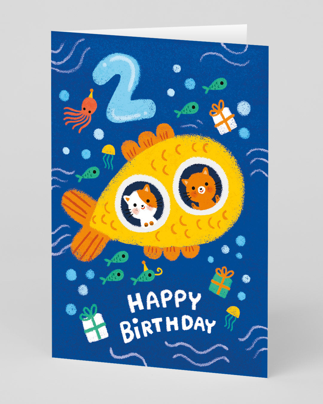 Birthday Card Submarine 2nd Birthday Card