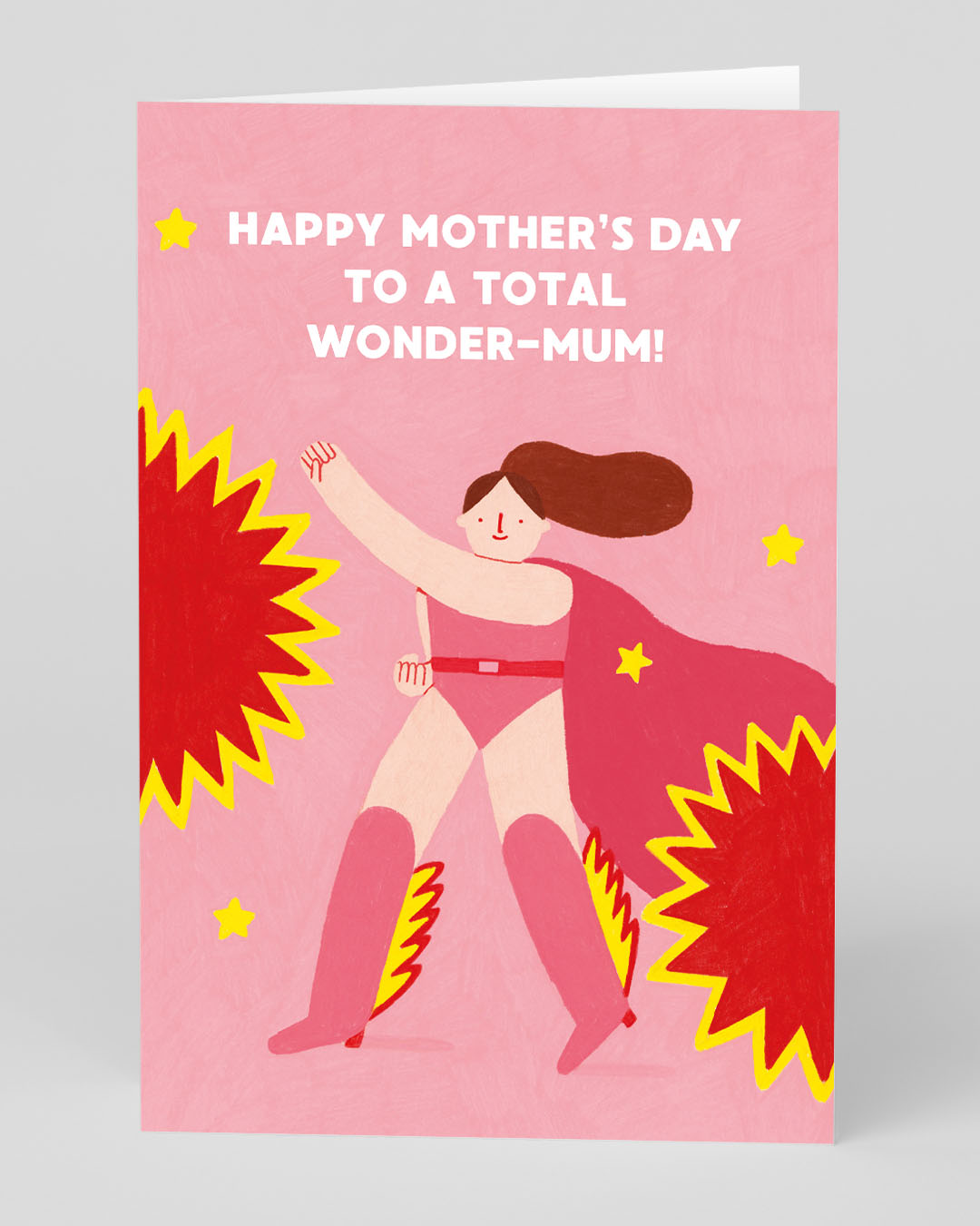 Funny Birthday Card for Mum Wonder Mum Mother’s Day Card