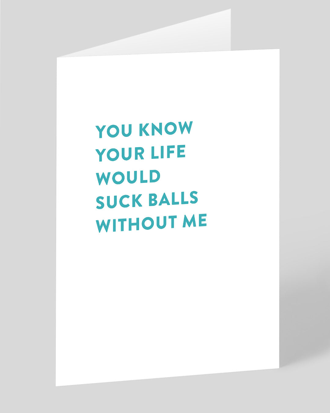 Valentine’s Day | Funny Valentines Card For Him or Her | Personalised Suck Balls Greeting Card | Ohh Deer Unique Valentine’s Card | Made In The UK, Eco-Friendly Materials, Plastic Free Packaging