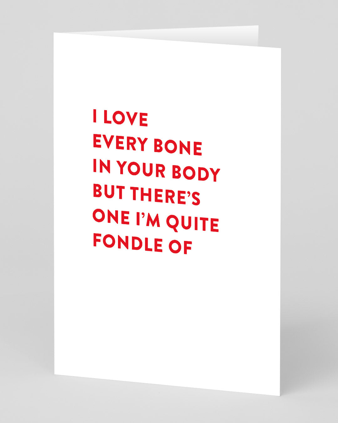 Valentine’s Day | Rude Funny Valentines Card For Him or Her | Personalised Fondle Bone Greeting Card | Ohh Deer Unique Valentine’s Card | Made In The UK, Eco-Friendly Materials, Plastic Free Packaging
