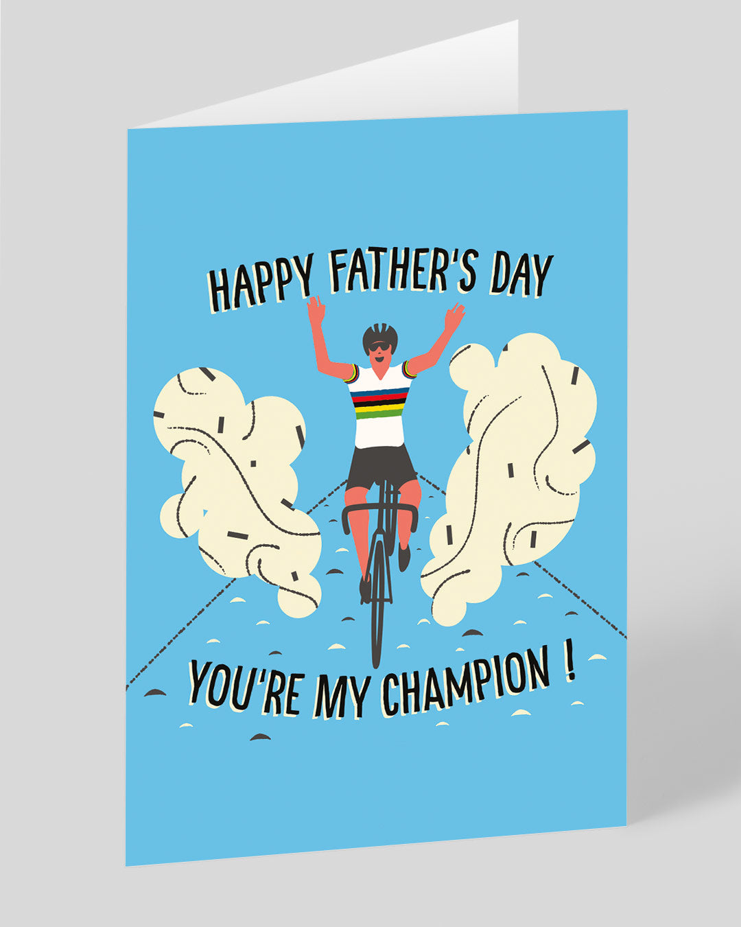 Personalised Champion Cyclist Father’s Day Card