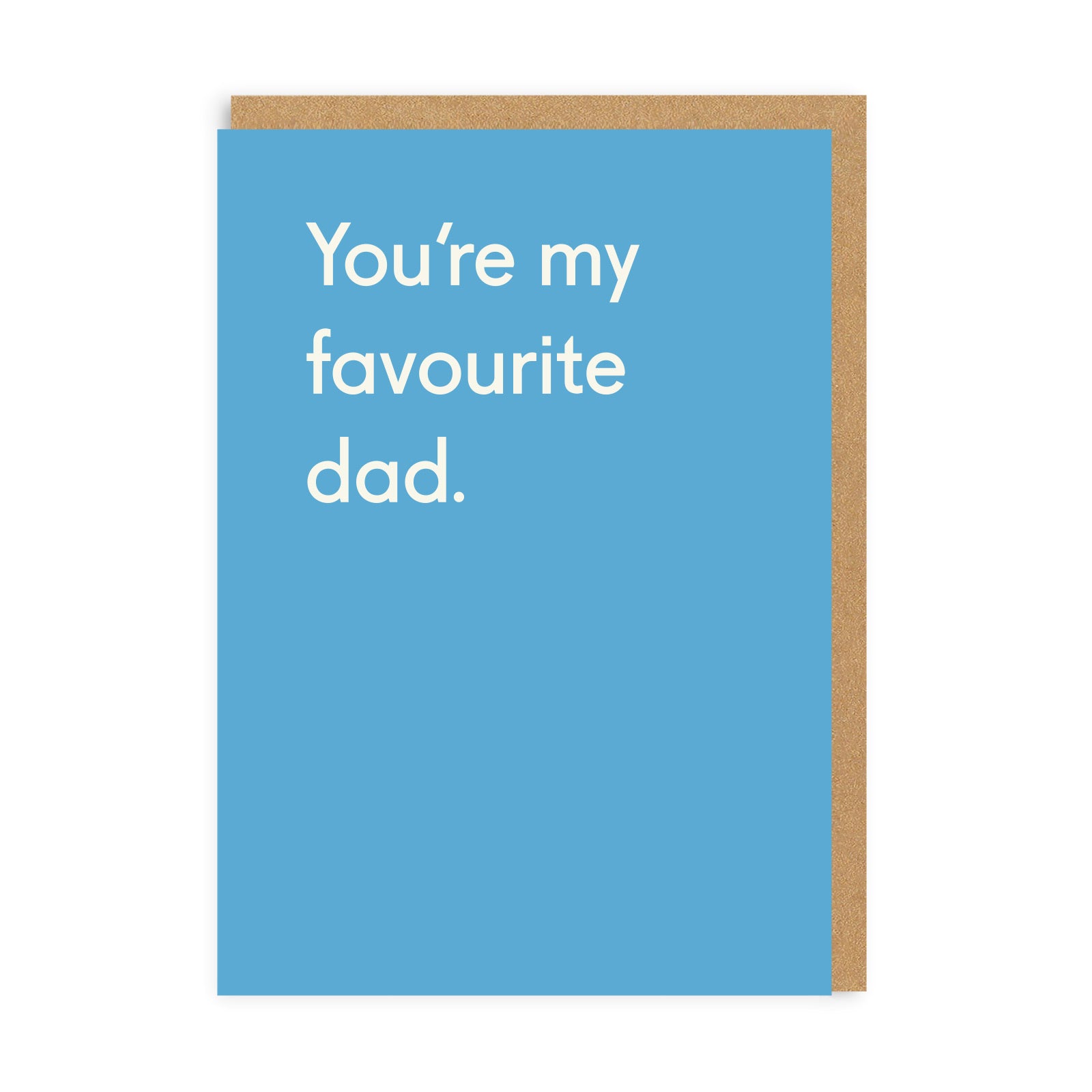 Father’s Day Cute Favourite Dad Greeting Card