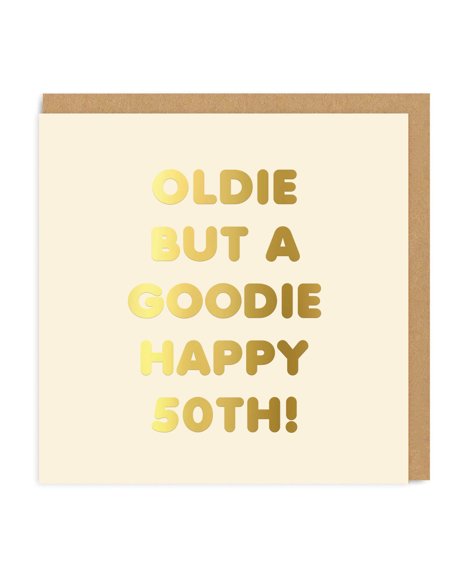 50th Birthday Card 50 Oldie but a Goodie Birthday Card