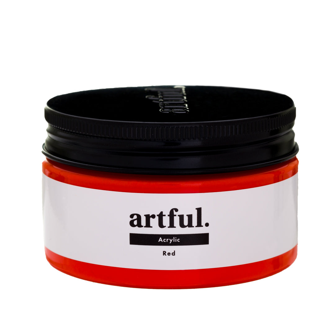 Artful Acrylic Paint 100ml - Singles, Red