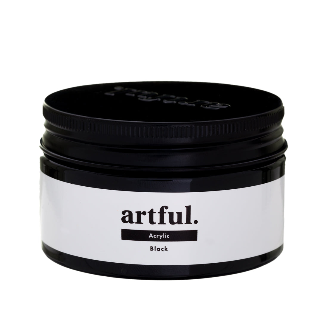 Artful Acrylic Paint 100ml - Singles, Black