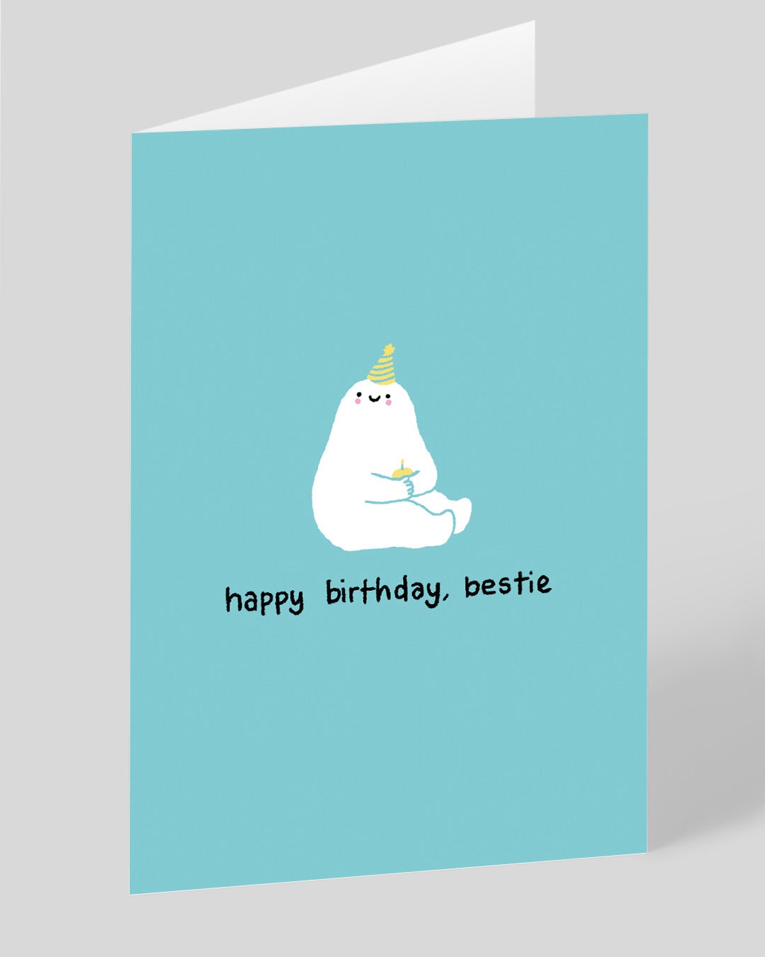 Birthday Card for Friend Happy Birthday Bestie Greeting Card