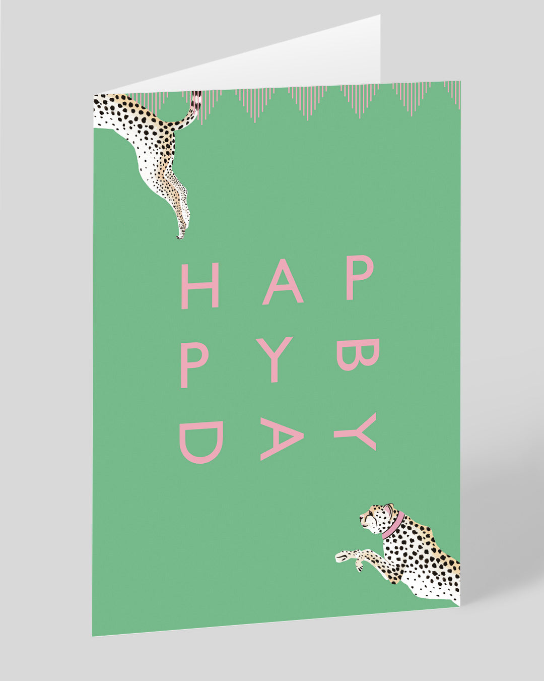 Birthday Card Happy Birthday Cheetah Greeting Card