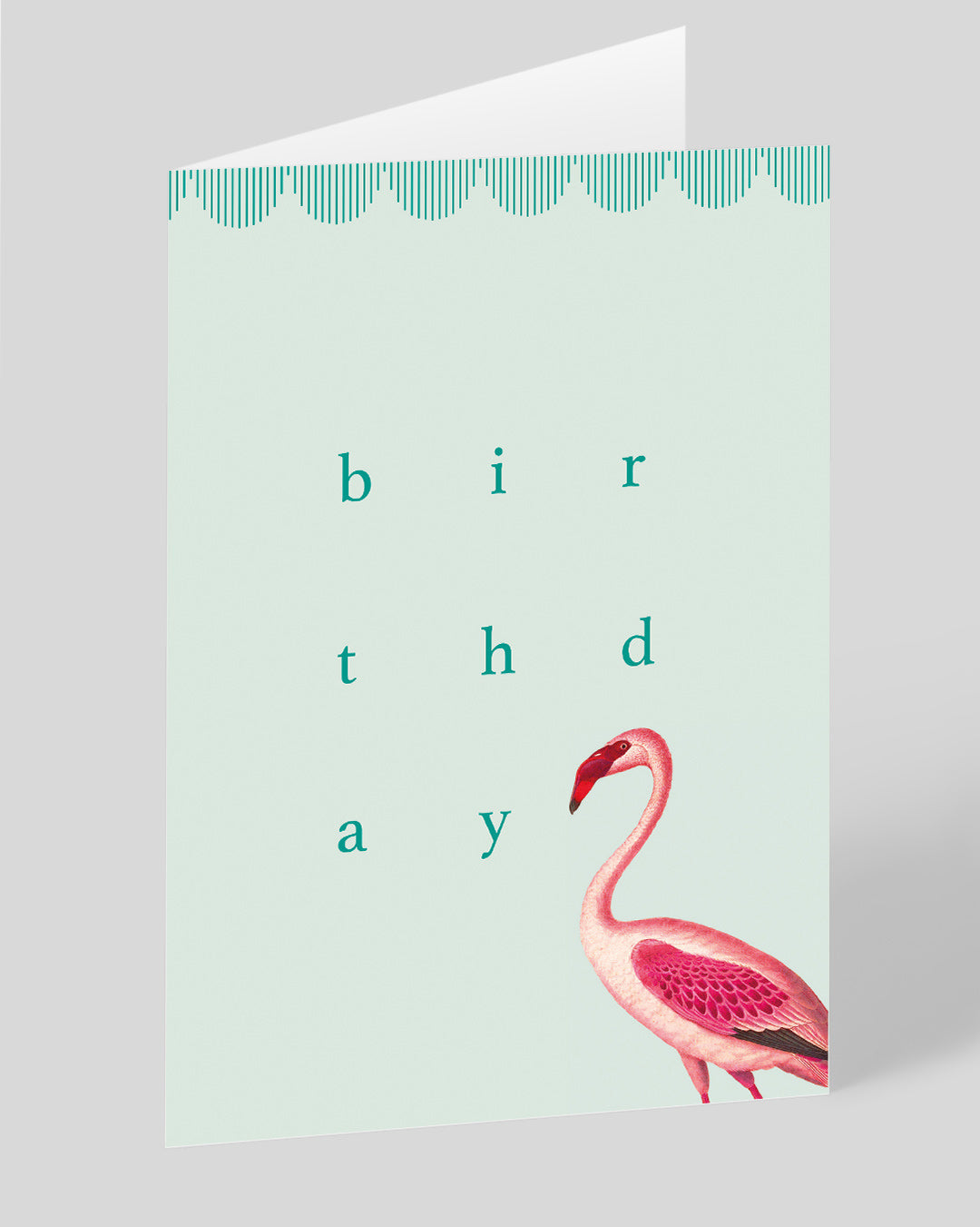 Birthday Card Birthday Flamingo Greeting Card