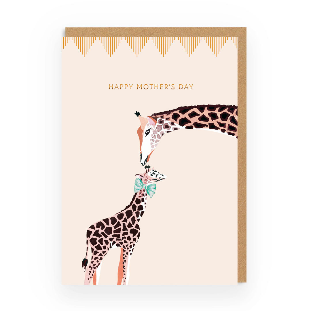 Happy Mother’s Day Giraffe Greeting Card