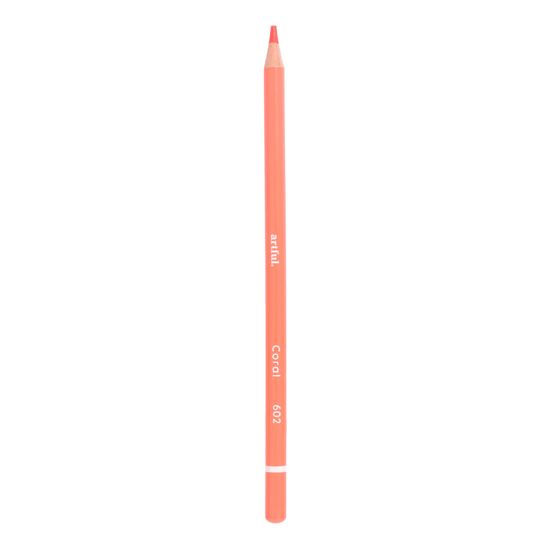 Artful Colouring Pencil - Singles, 602 Coral Colouring Pencil