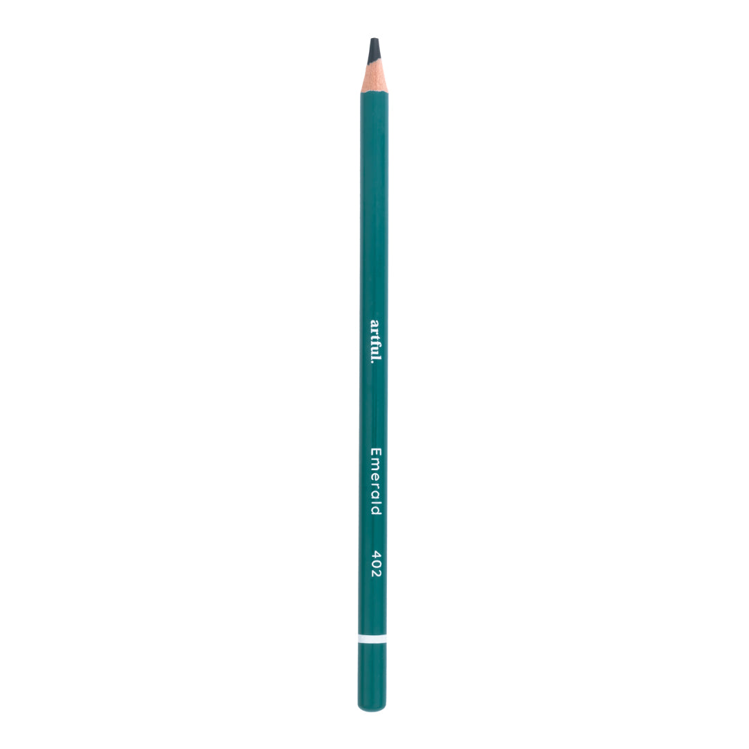Artful Colouring Pencil - Singles, 402 Emerald Colouring Pencil