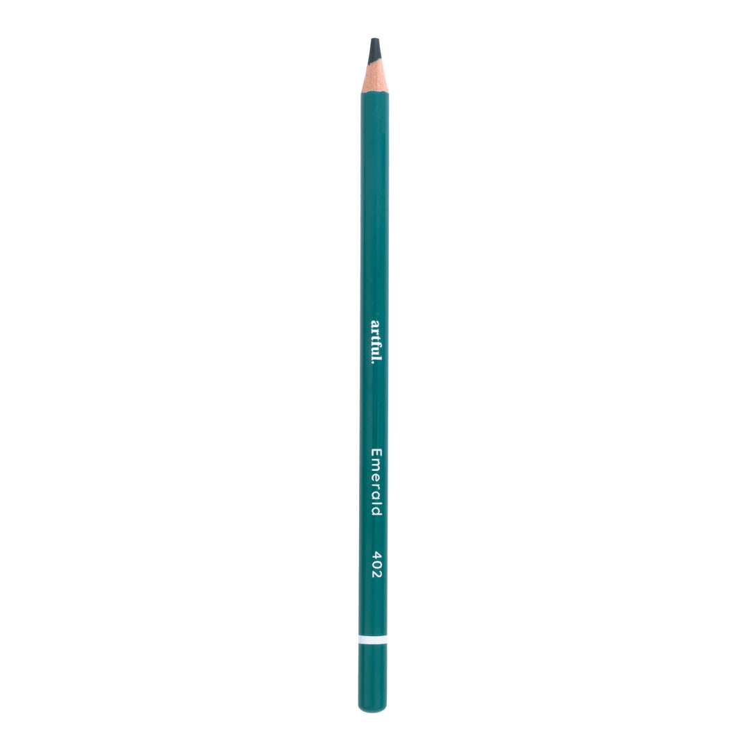 Artful  Colouring Pencil - Singles, 402 Emerald Colouring Pencil