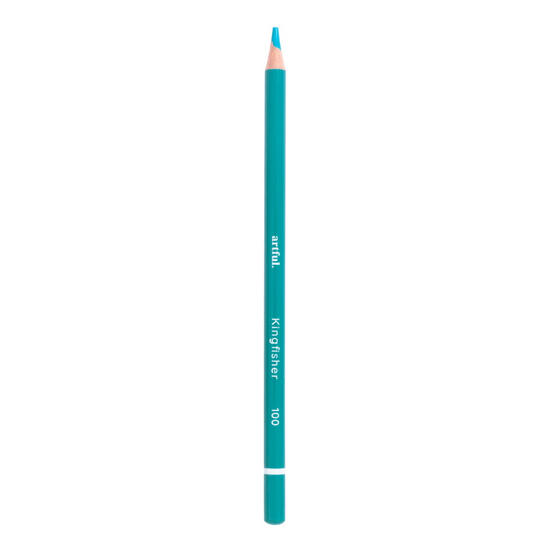 Artful  Colouring Pencil - Singles, 100 Kingfisher Colouring Pencil