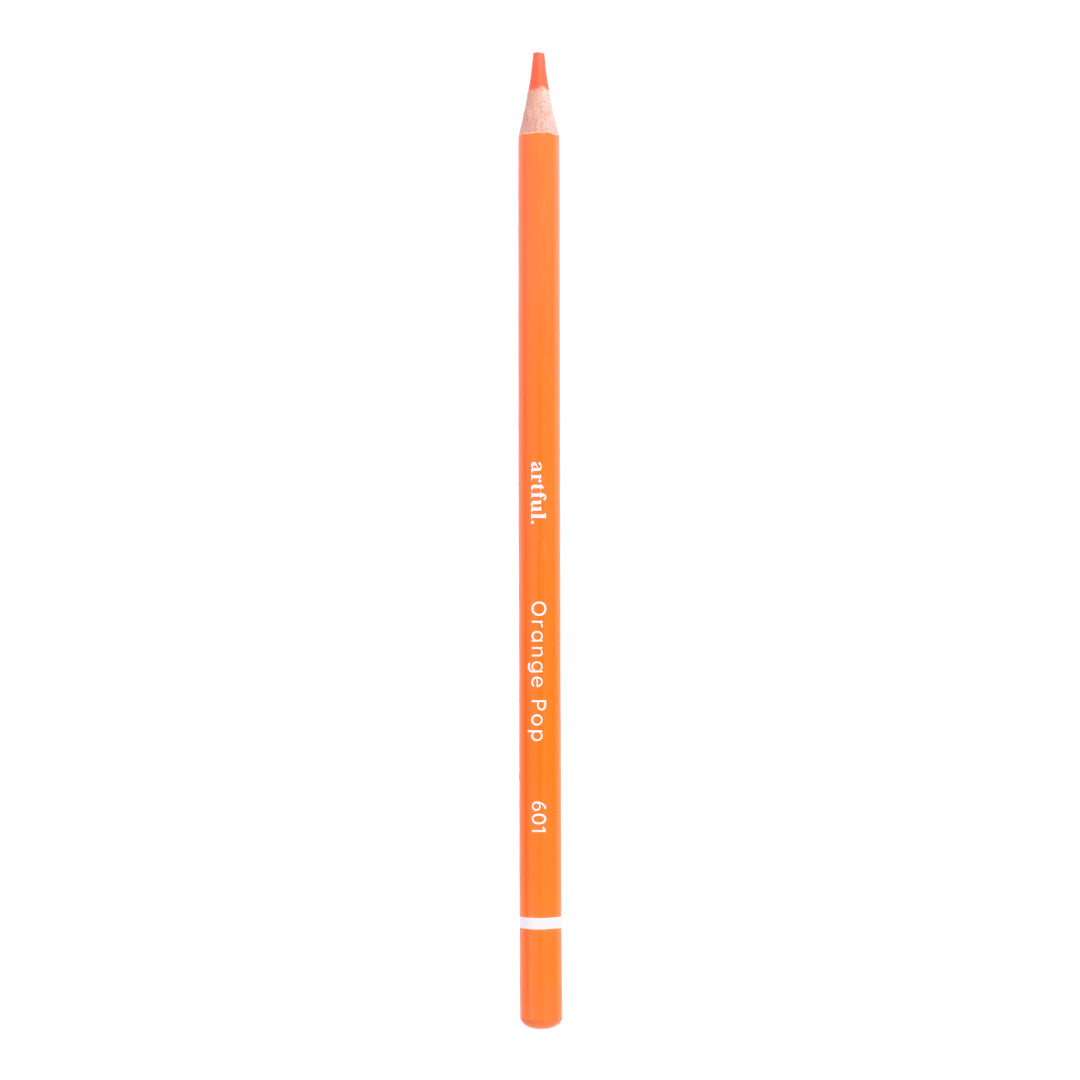 Artful Colouring Pencil - Singles, 601 Orange Pop Colouring Pencil