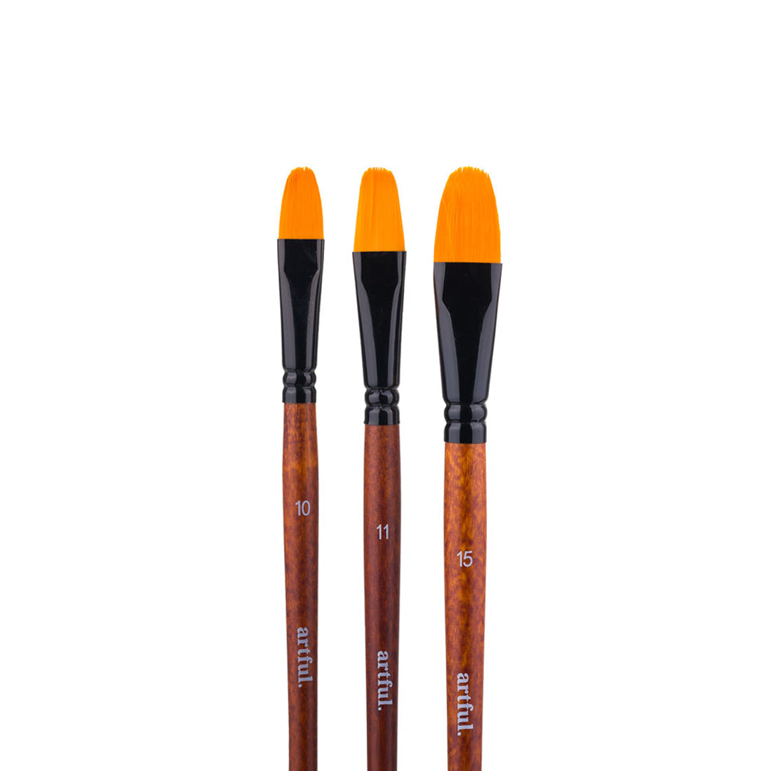 Artful Paint Brushes - Filbert, #15-Filbert