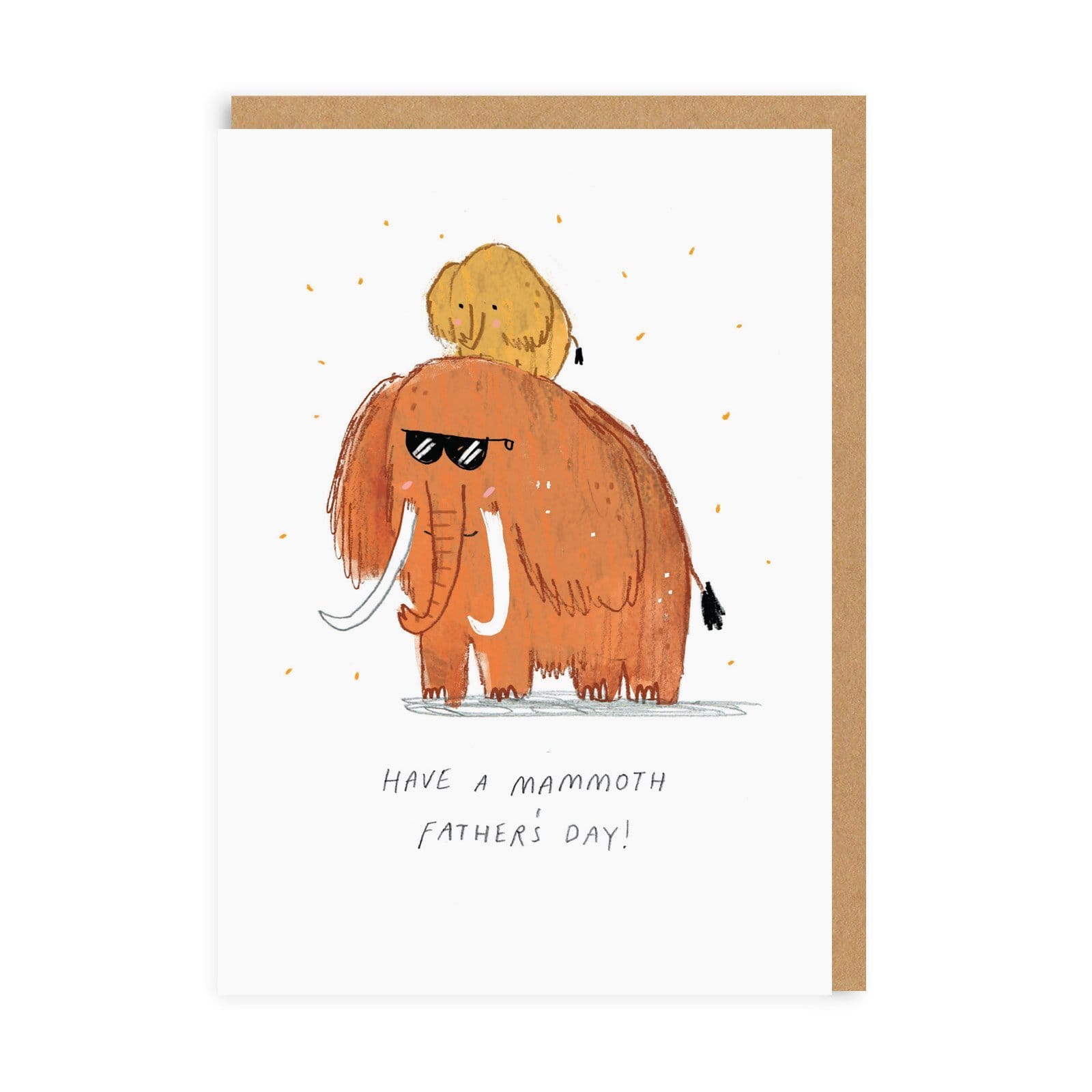 Father’s Day Funny Dad Have A Mammoth Father’s Day Greeting Card