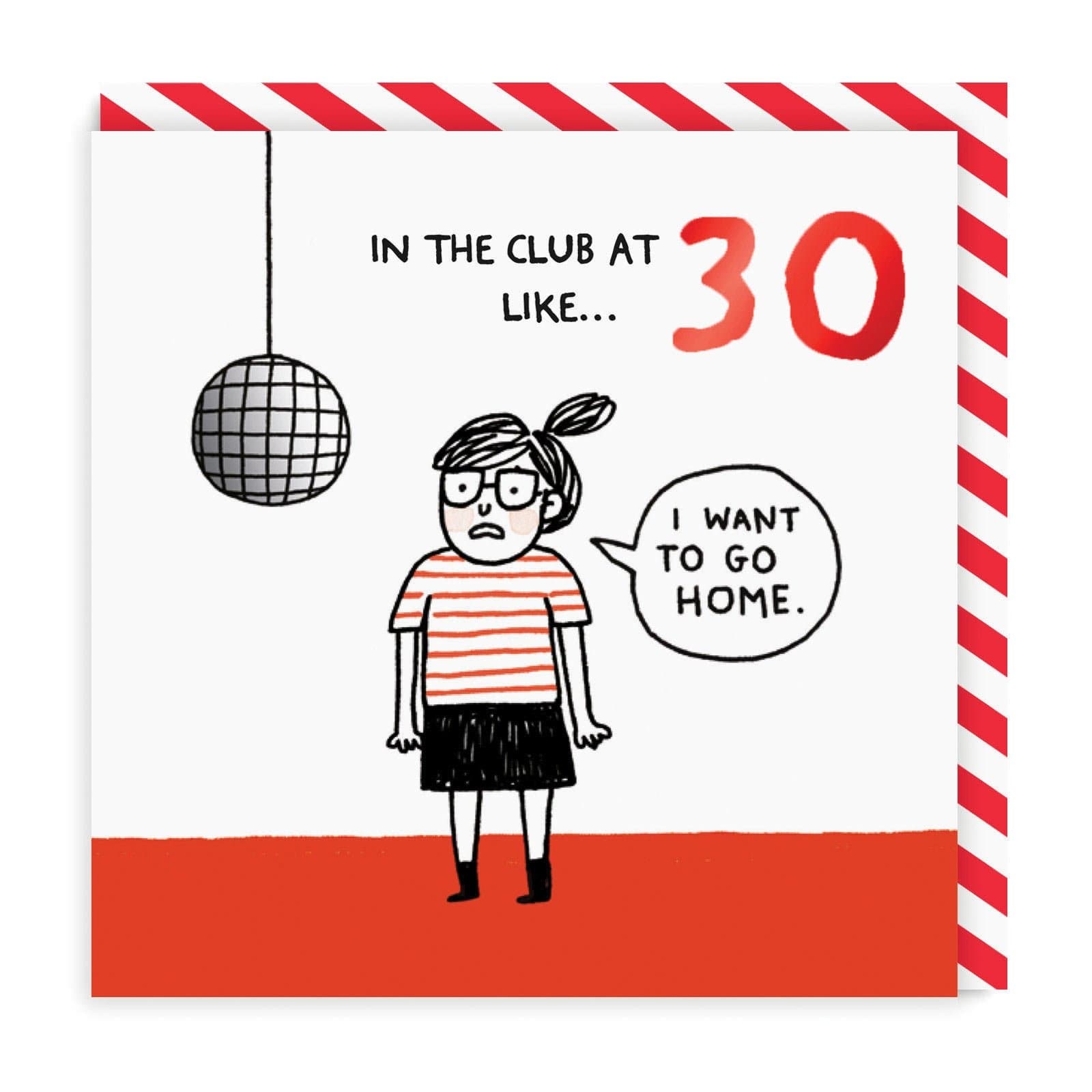 Funny 30th Birthday Card 30 In The Club Birthday Card