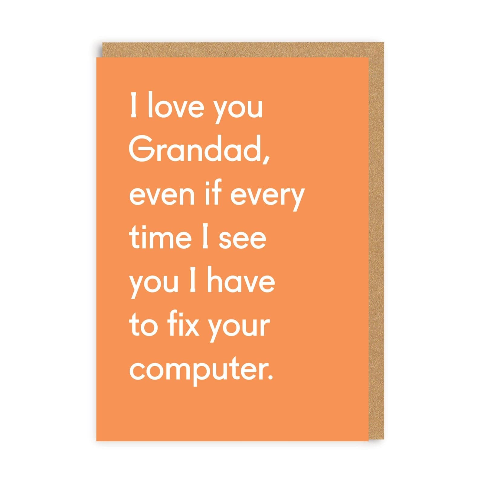Father’s Day Funny Grandad I Love You Greeting Card