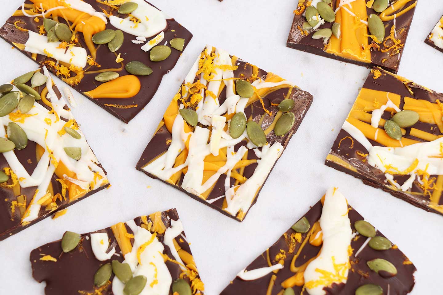 Vegan Chocolate Halloween Bark