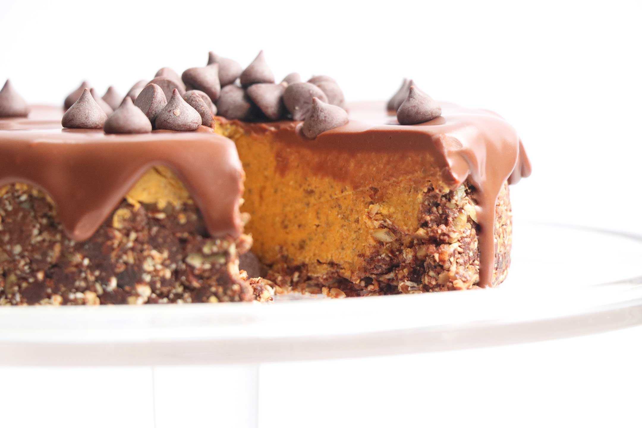 Vegan Pumpkin Cheesecake