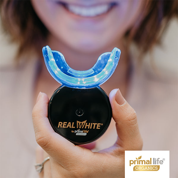 Primal Life Organics Natural V3 Real White Teeth Whitening System