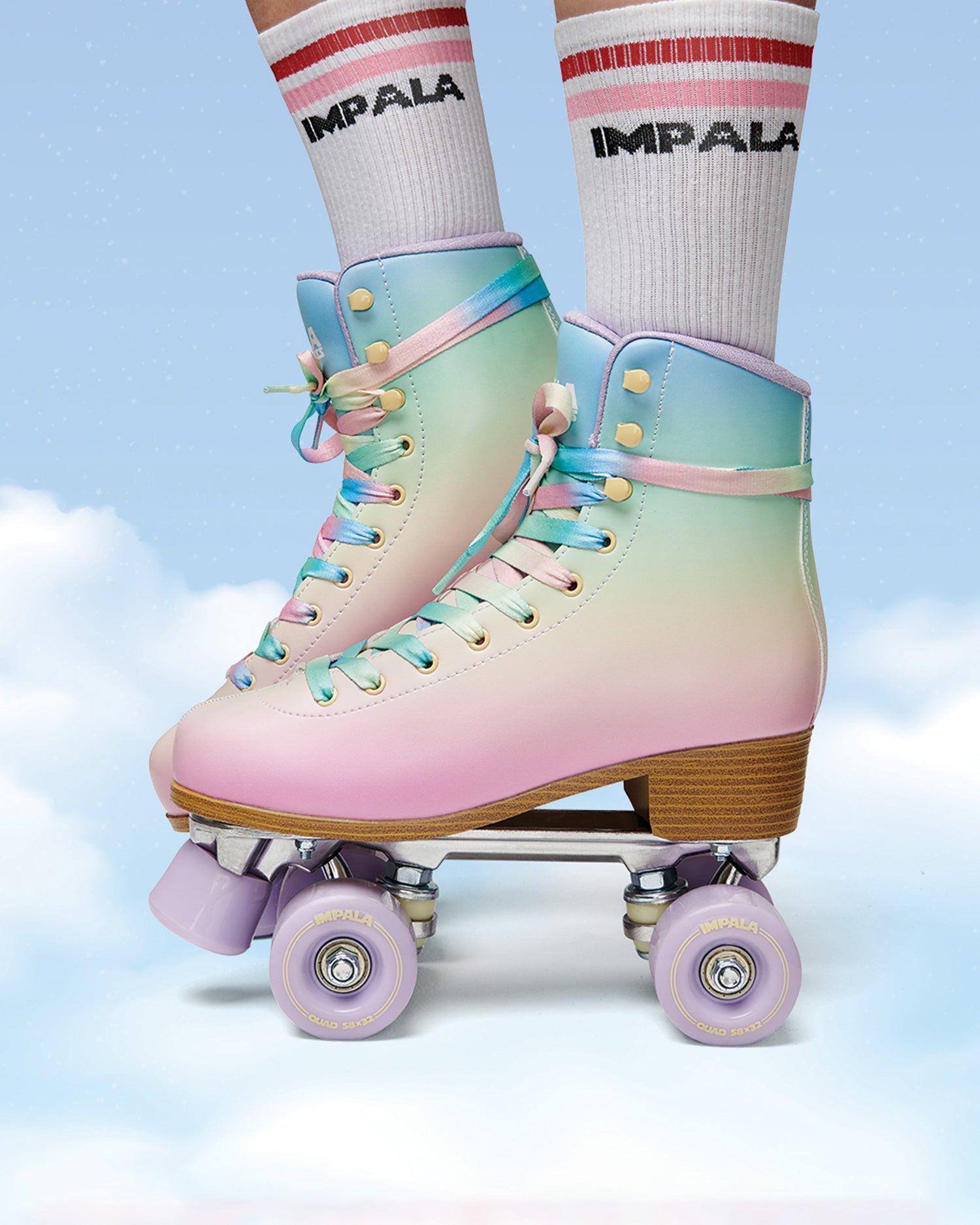 schommel metalen Boren Impala Quad Skate - Pastel Fade – Impala Skate