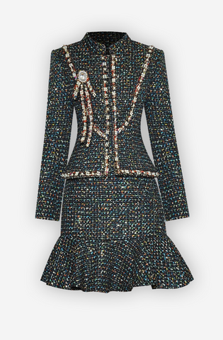 Edith Tweed Skirt Suit Image