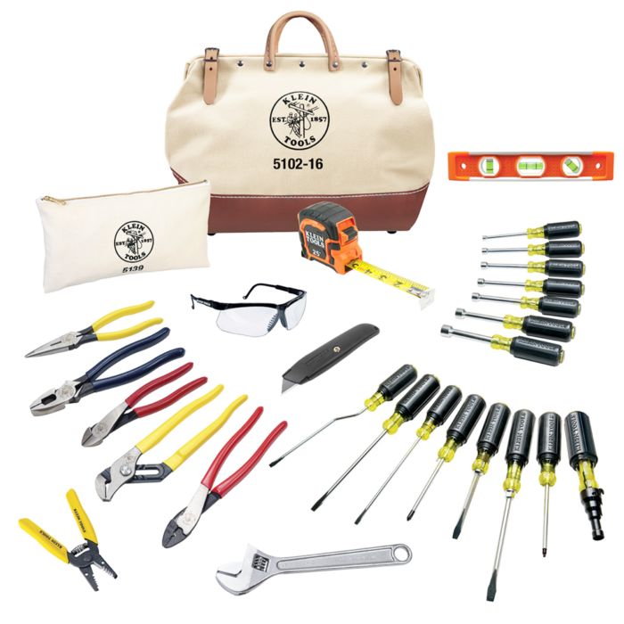 2185C.VSE)-28pc Insulated Electricians Tool Set w/HD Tool Box