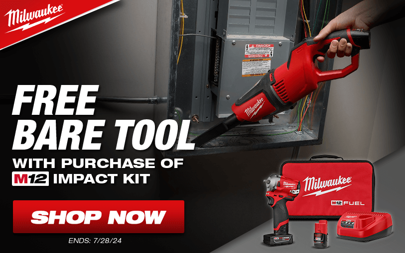 Free Bare Tool with M12 Impact Kits