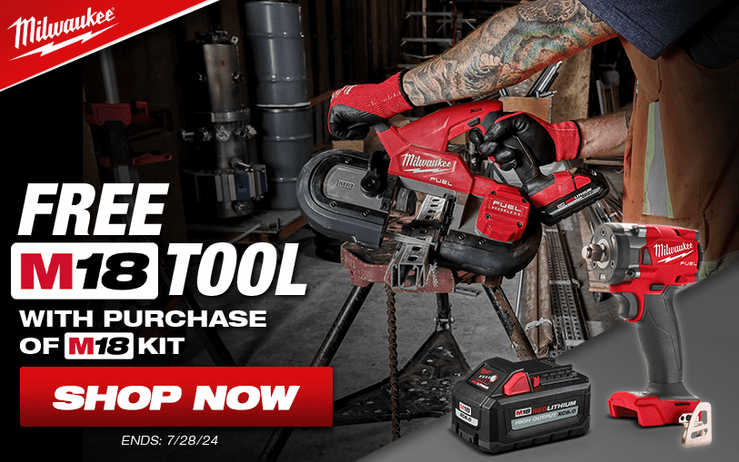 Free M18 Tool with M18 Kits